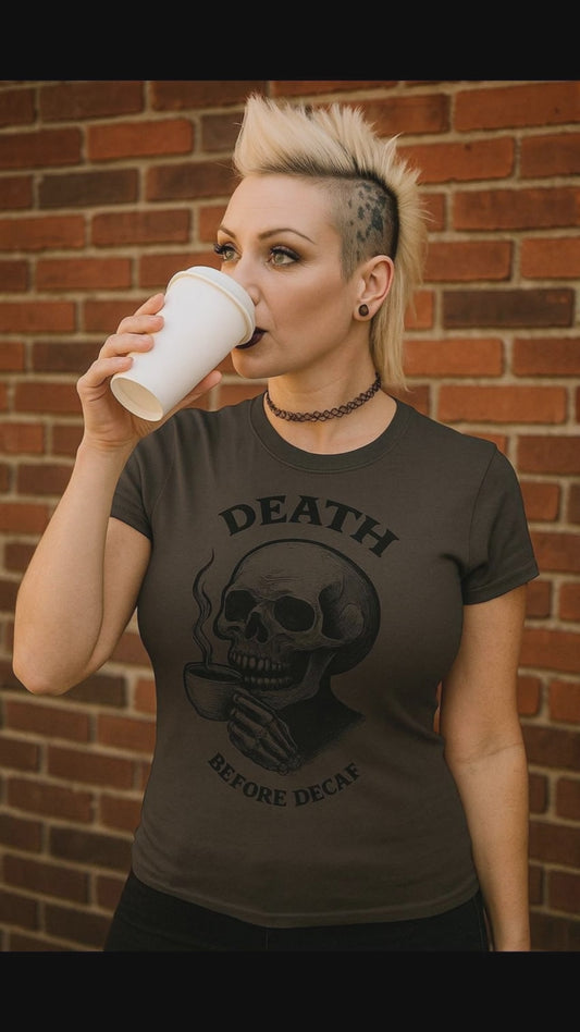 Death Before Decaf Tee